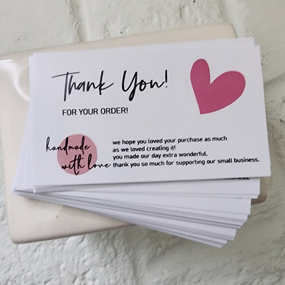 ❌️SOLD❌️50 Thank You!FOR YOUR ORDER!handmadewe hope you loved your purchase - Picture 2 of 3